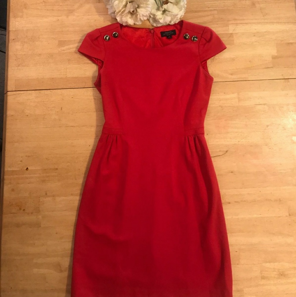 Tahari Short red dress